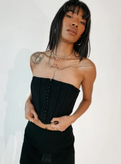 Princess Polly Maisey Top Black