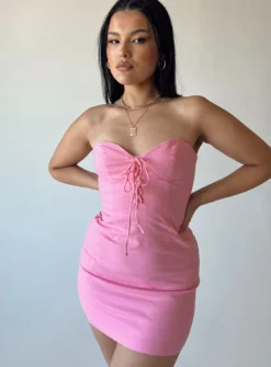 Princess Polly Starlette Mini Dress Pink