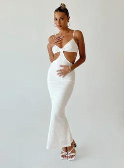 Princess Polly Shanni Maxi Dress White
