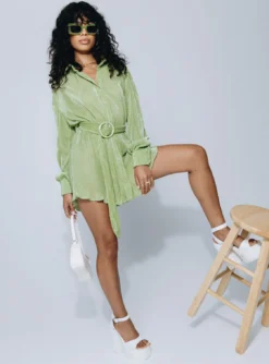 Princess Polly Edena Mini Dress Green