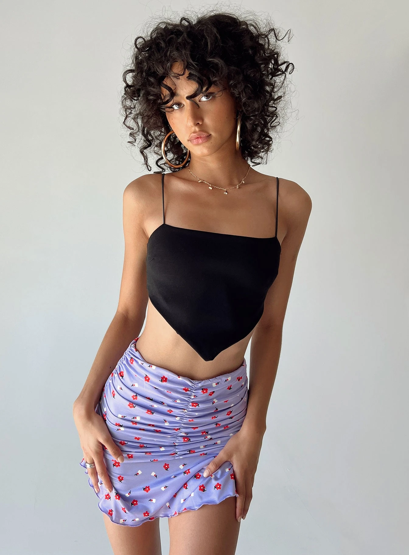 Princess Polly Amelia Mini Skirt Purple 1 Princess Polly Amelia Mini Skirt Purple