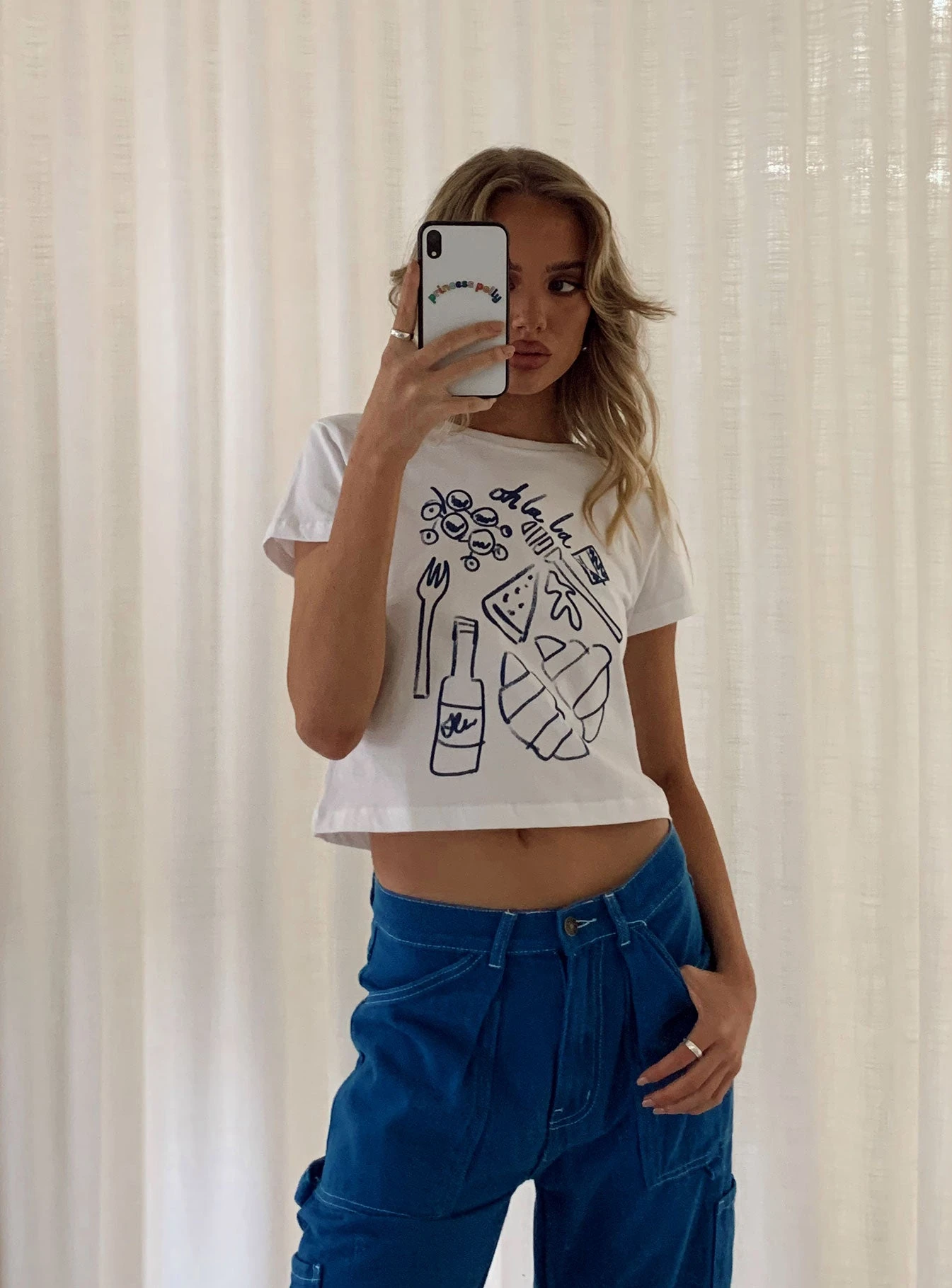 Continental Breakfast Tee White 6 Continental Breakfast Tee White - Image 6