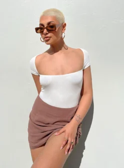 Princess Polly Langley Bodysuit White