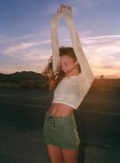 Princess Polly Iconic Cargo Mini Skirt Khaki