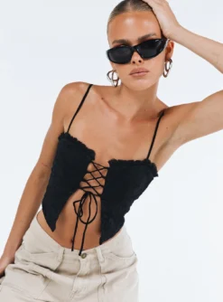 Princess Polly Marloe Top Black