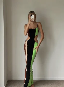 JGR & STN Zoe Maxi Dress Patchwork Multi