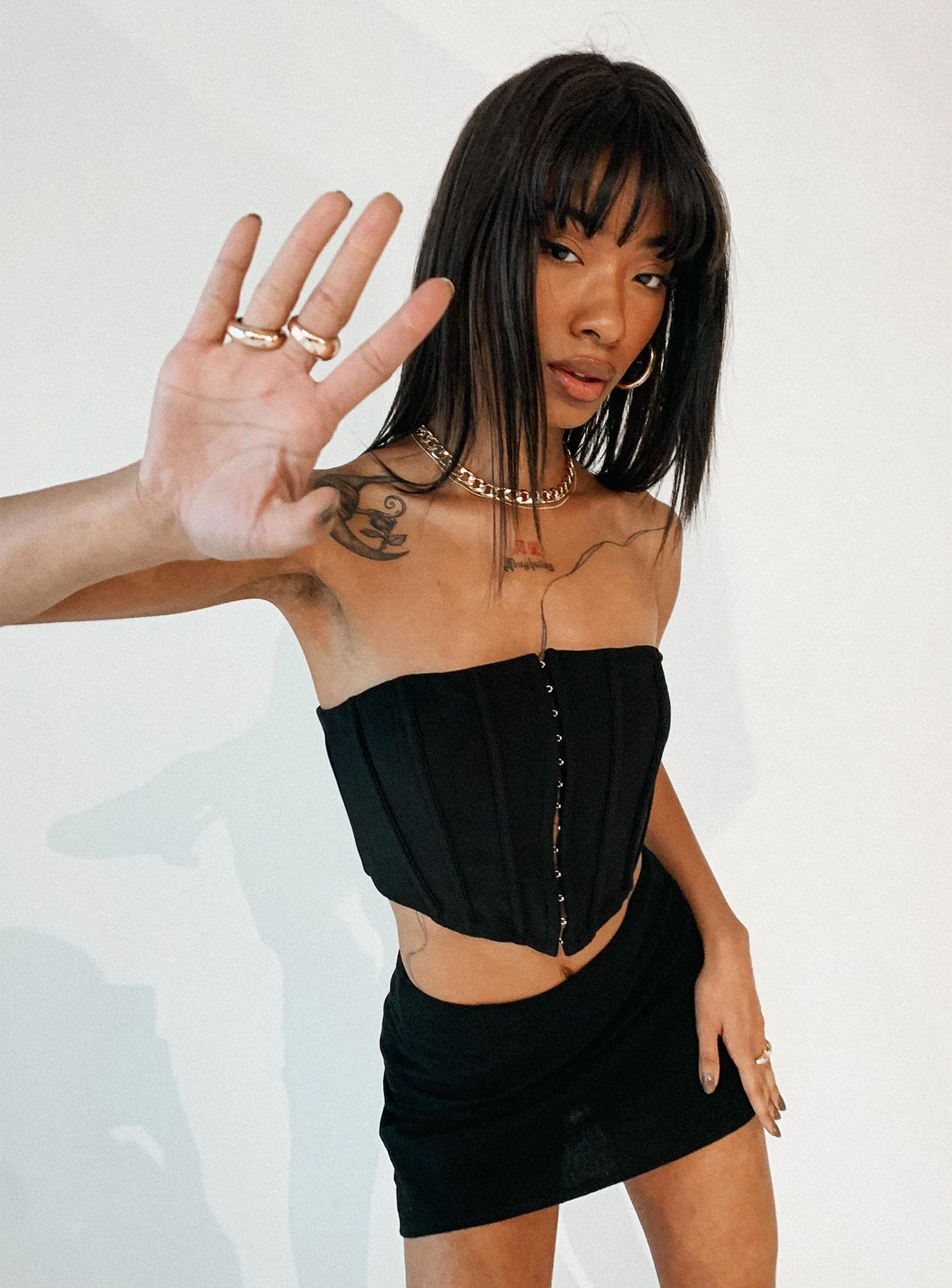 Princess Polly Maisey Top Black 2 Princess Polly Maisey Top Black - Image 2