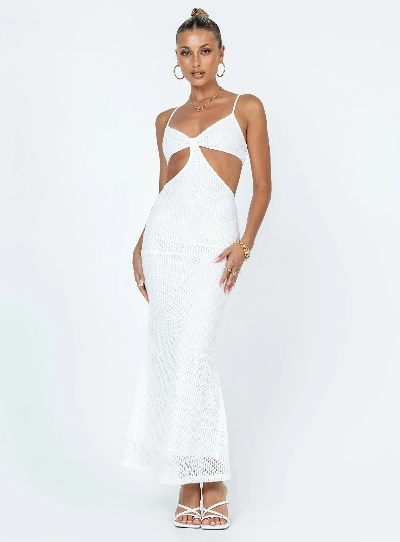 Princess Polly Shanni Maxi Dress White 2 Princess Polly Shanni Maxi Dress White - Image 2