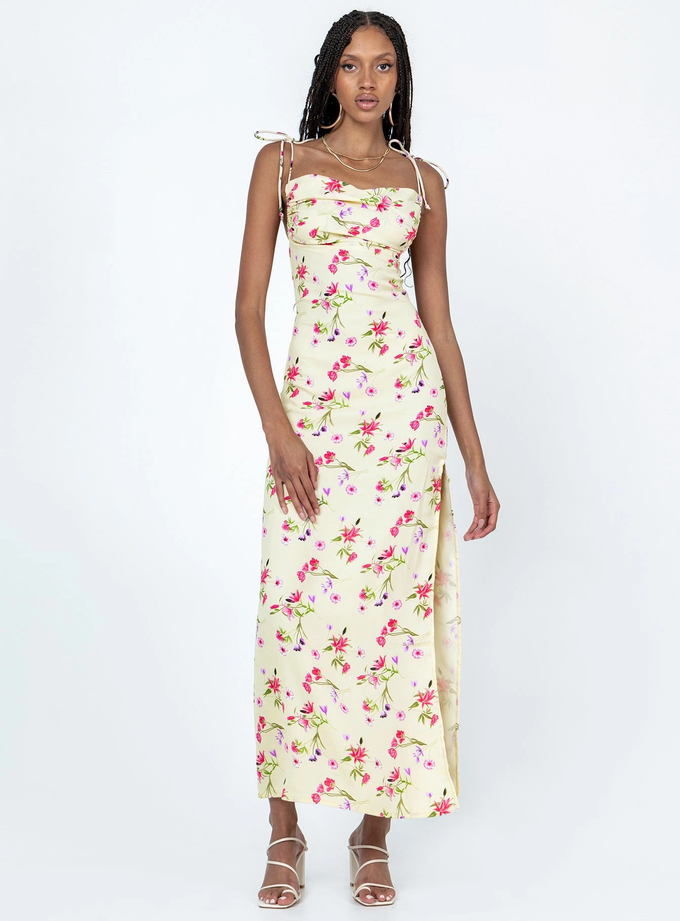 Princess Polly Arness Maxi Dress Yellow Floral 1 Princess Polly Arness Maxi Dress Yellow Floral