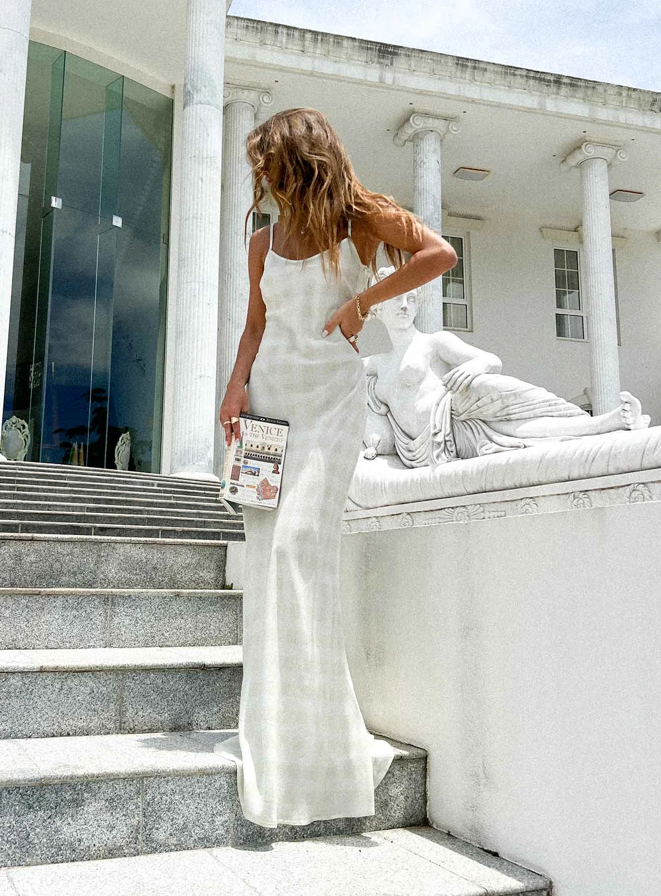 Karamu Maxi Dress Cream 1 Karamu Maxi Dress Cream