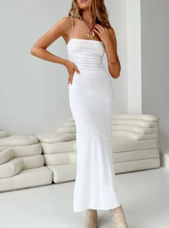 Princess Polly Andros Maxi Dress White