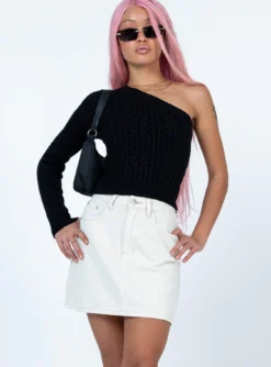 Princess Polly Edyn Mini Skirt White