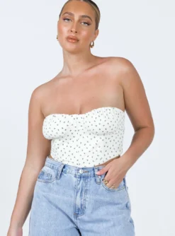 Princess Polly Roslin Top White