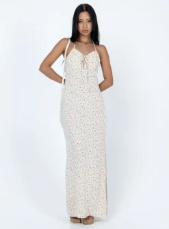 Princess Polly Delilah Maxi Dress White Multi