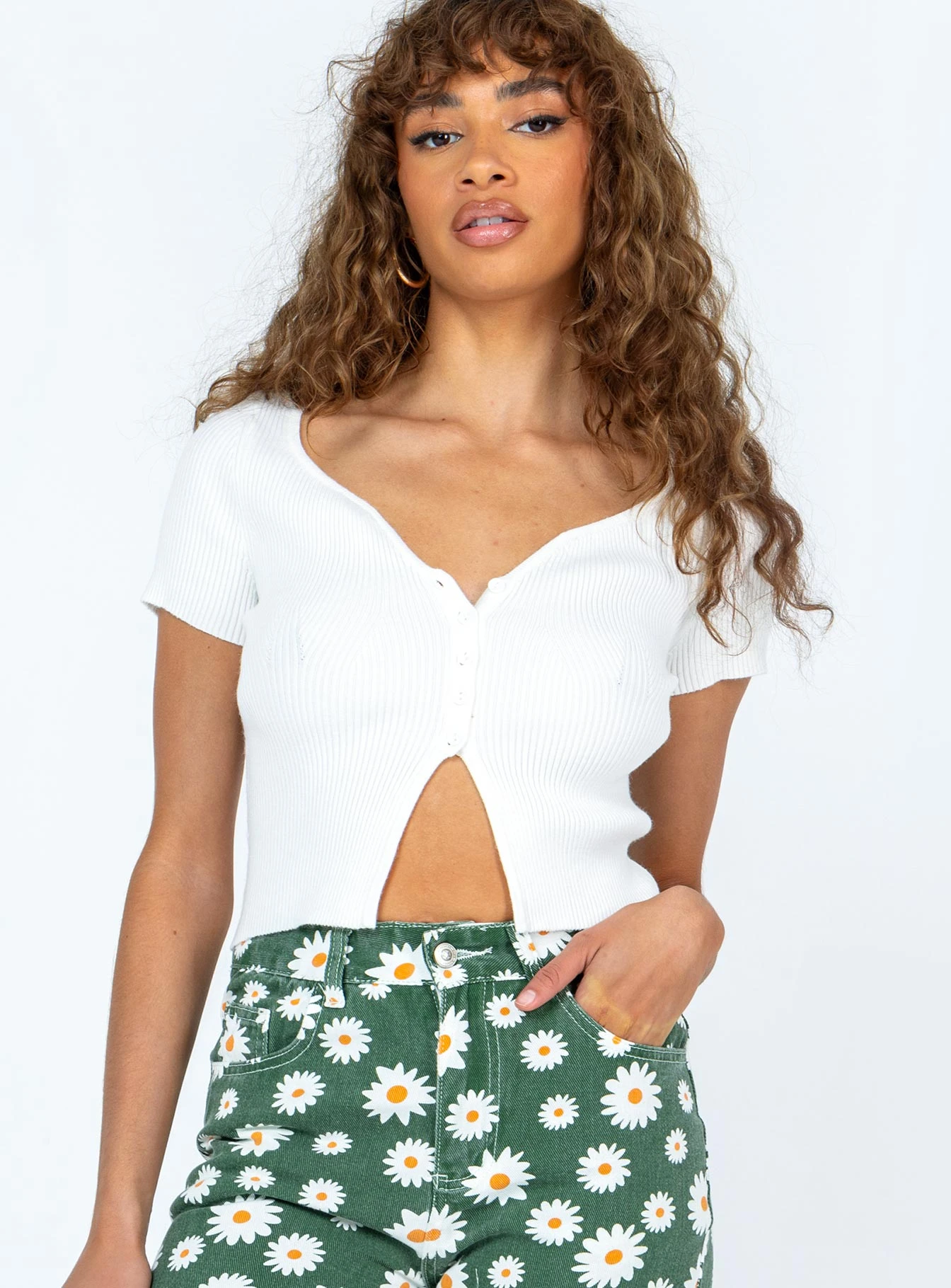 Princess Polly Zeren Top White 1 Princess Polly Zeren Top White