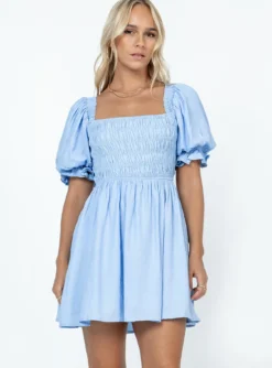 Princess Polly Dani Mini Dress Blue
