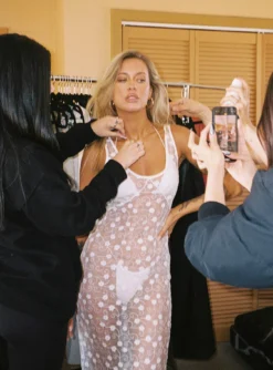 Princess Polly Britton Lace Maxi Dress White