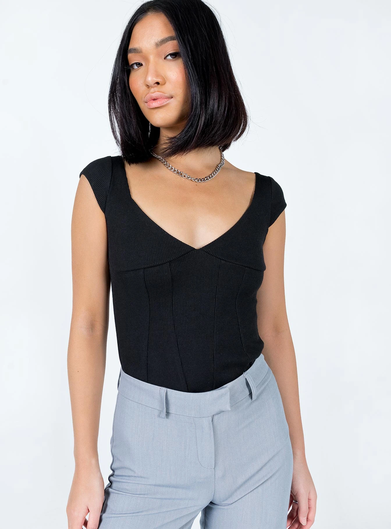 Princess Polly Alden Bodysuit Black 1 Princess Polly Alden Bodysuit Black