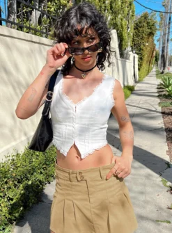 Princess Polly Silvanna Top White