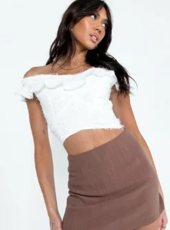 Princess Polly Talley Top White