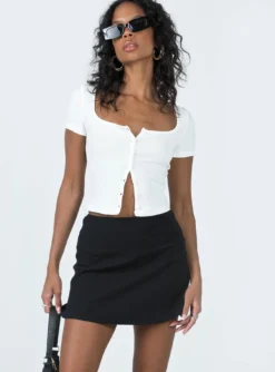 Banksia Mini Skirt Black