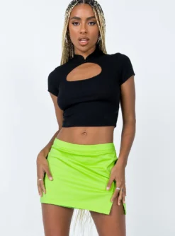 Princess Polly Aisha Mini Skirt Green