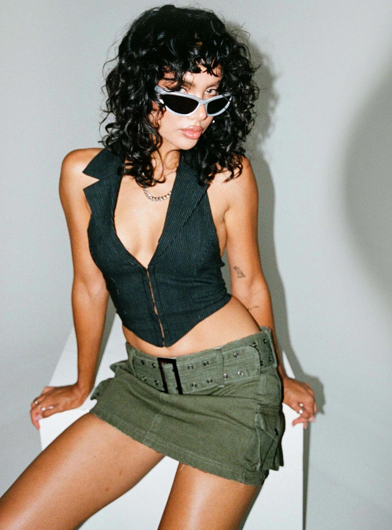 Princess Polly Iconic Cargo Mini Skirt Khaki 9 Princess Polly Iconic Cargo Mini Skirt Khaki - Image 9