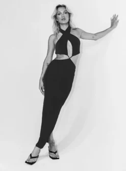 Princess Polly Zayne Maxi Dress Black