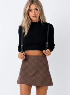 Princess Polly Fike Mini Skirt Brown 9 Princess Polly Fike Mini Skirt Brown -Femme Flair 1 399f2c94 73ac 45fd 8c30 30709c8486ce
