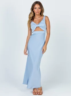 Princess Polly Beau Maxi Dress Baby Blue