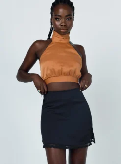 Princess Polly Cassie Mini Skirt Black