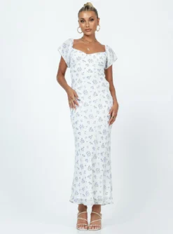 Princess Polly Hera Maxi Dress White Floral -Femme Flair 2 modelinfo Alexis us2 500d07d1 8937 476f b3ce 540d359c9fd9