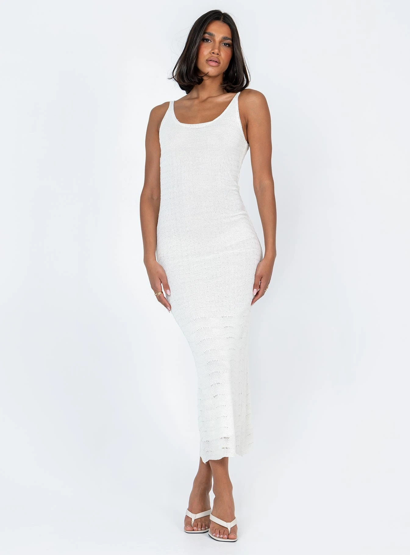 Princess Polly Edin Maxi Dress White 3 Princess Polly Edin Maxi Dress White - Image 3