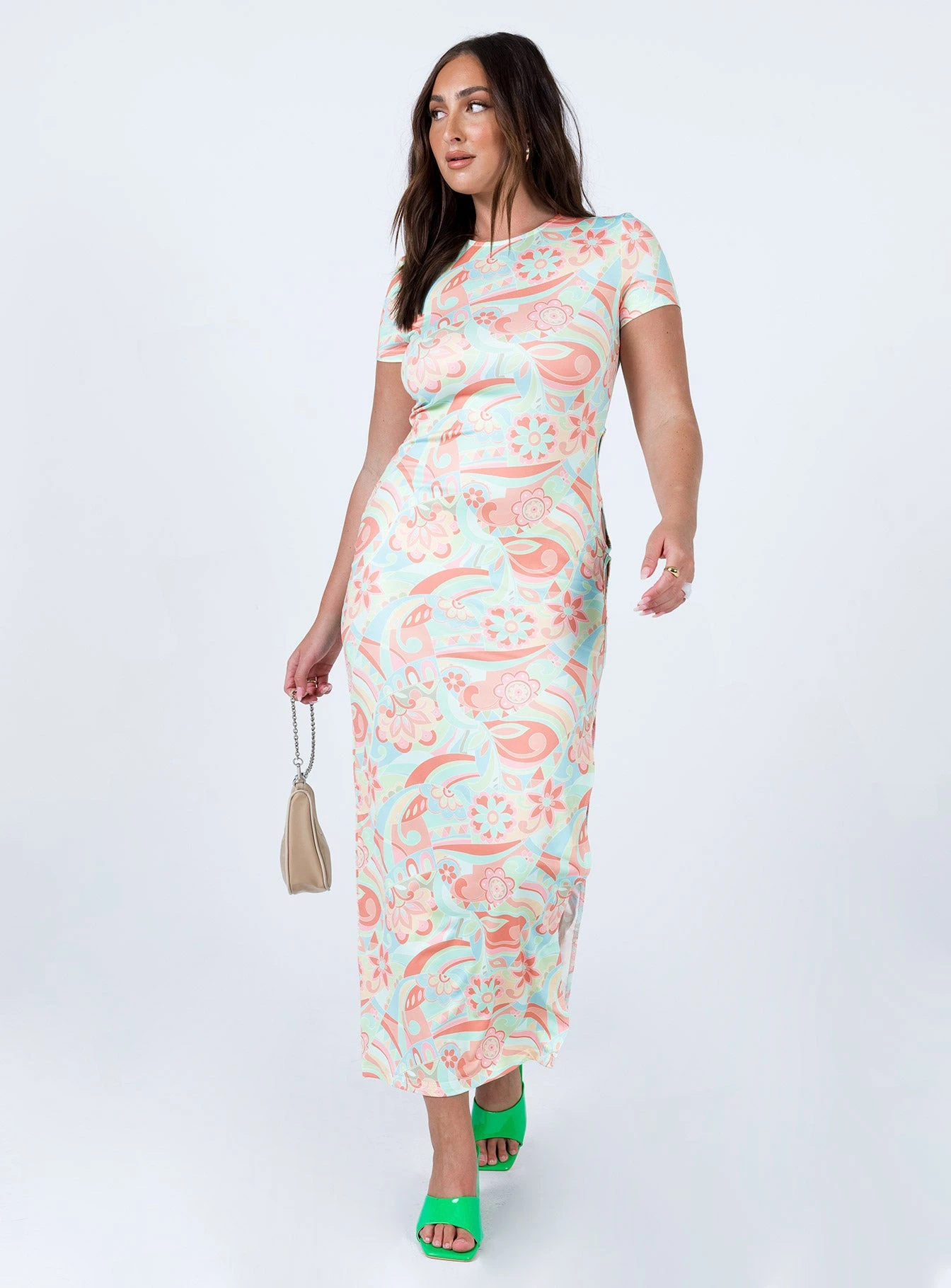 Princess Polly Anna Maxi Dress Multi 2 Princess Polly Anna Maxi Dress Multi - Image 2