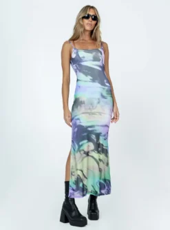 Karoline Maxi Dress Multi -Femme Flair 2 modelinfo Olivia us2 f0438aaa 5efd 4917 a92d e5353802cdc6