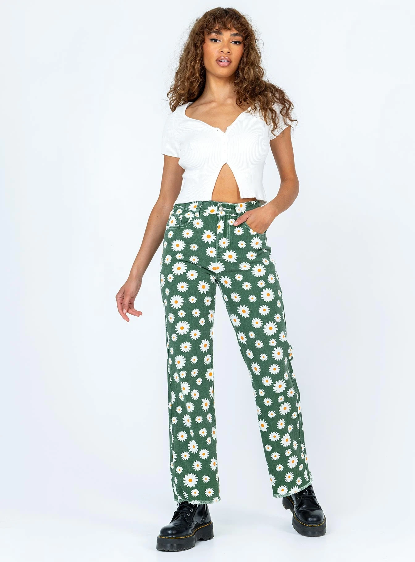 Princess Polly Zeren Top White 2 Princess Polly Zeren Top White - Image 2