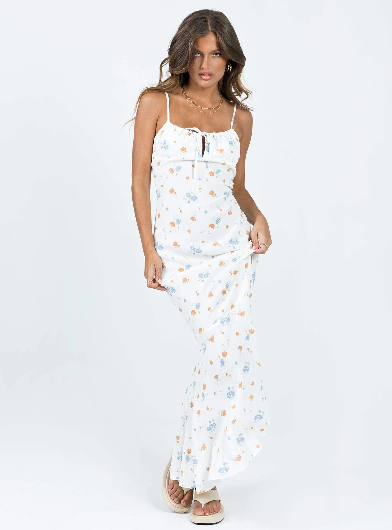 Corith Maxi Dress White / Multi 3 Corith Maxi Dress White / Multi - Image 3