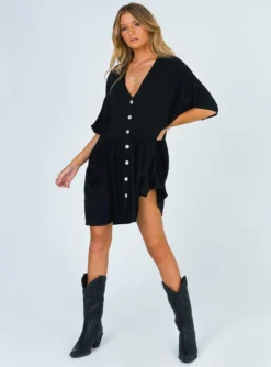 Princess Polly The Sandy Mini Dress Black -Femme Flair 2 9a476dcf 0ee2 4660 91e5 b7bde1d54483
