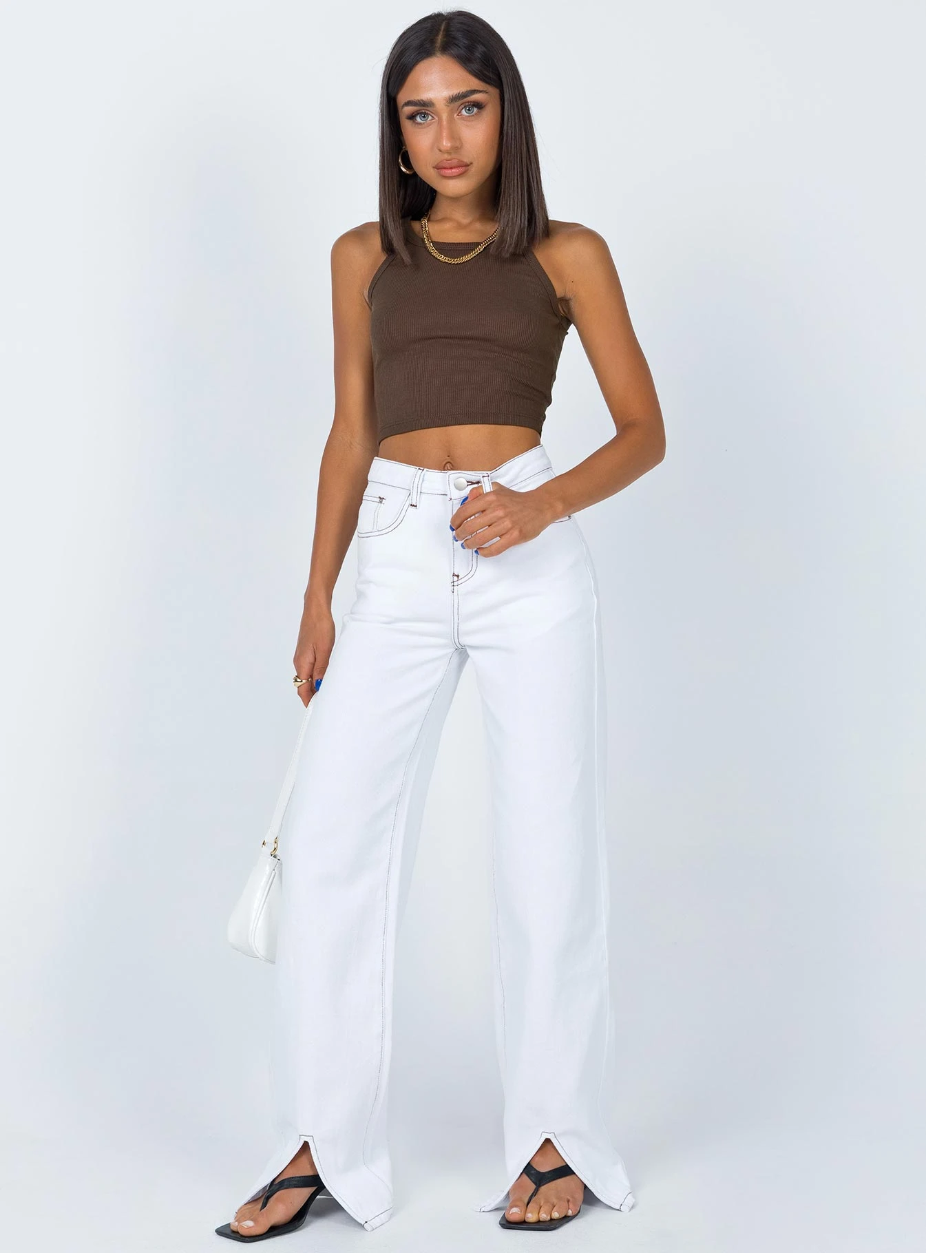 Wild Eyes Tank Top Brown 6 Wild Eyes Tank Top Brown - Image 6