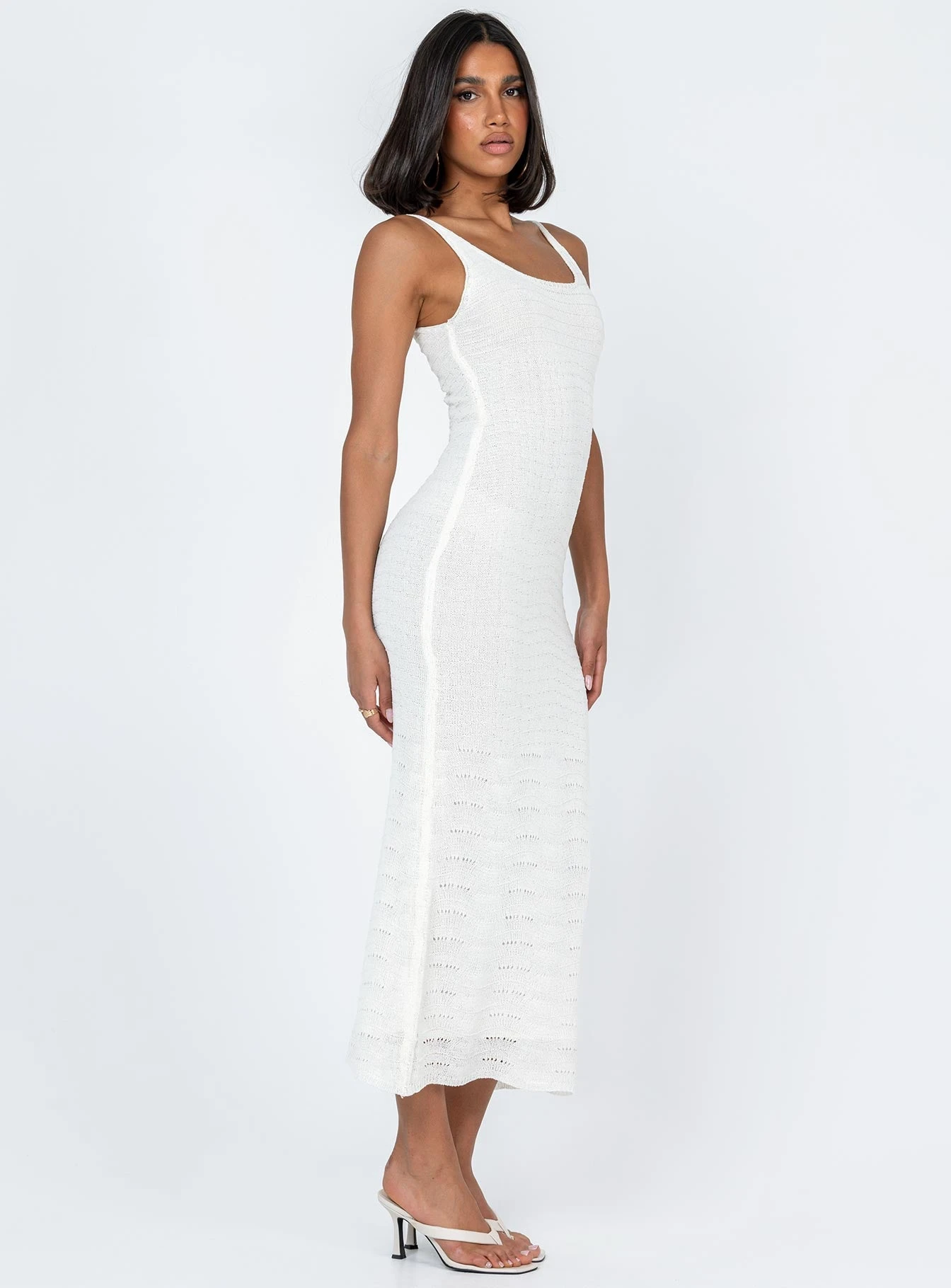 Princess Polly Edin Maxi Dress White 4 Princess Polly Edin Maxi Dress White - Image 4