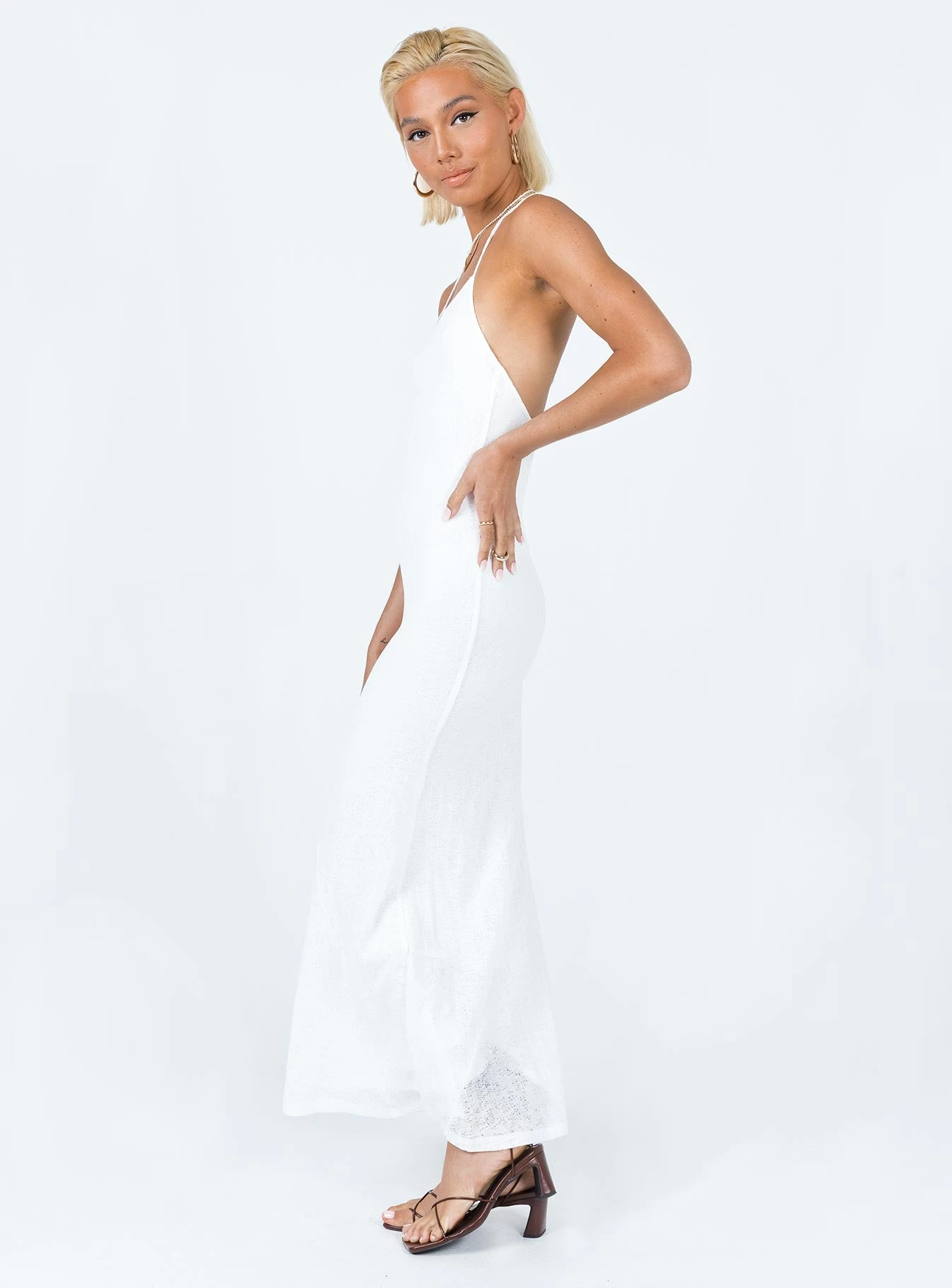 Princess Polly Ellery Maxi Dress White 4 Princess Polly Ellery Maxi Dress White - Image 4