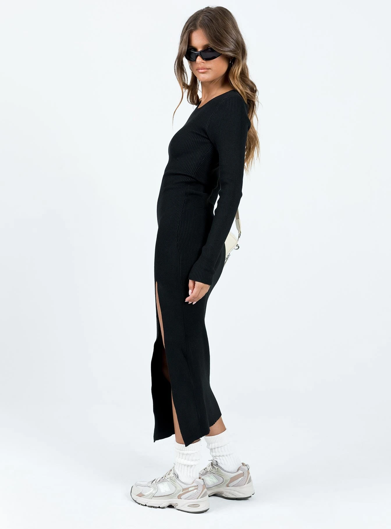 Fitro Long Sleeve Maxi Dress Black 3 Fitro Long Sleeve Maxi Dress Black - Image 3