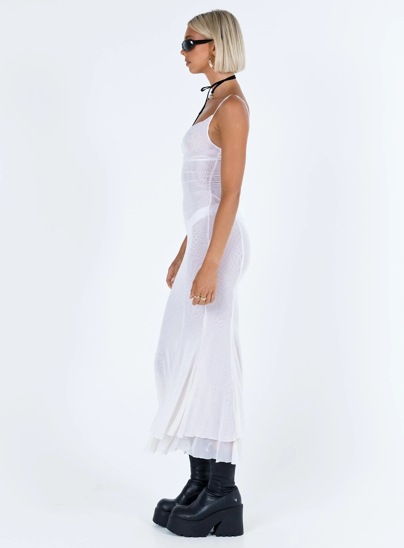 Sikora Vintage Maxi Dress White 4 Sikora Vintage Maxi Dress White - Image 4