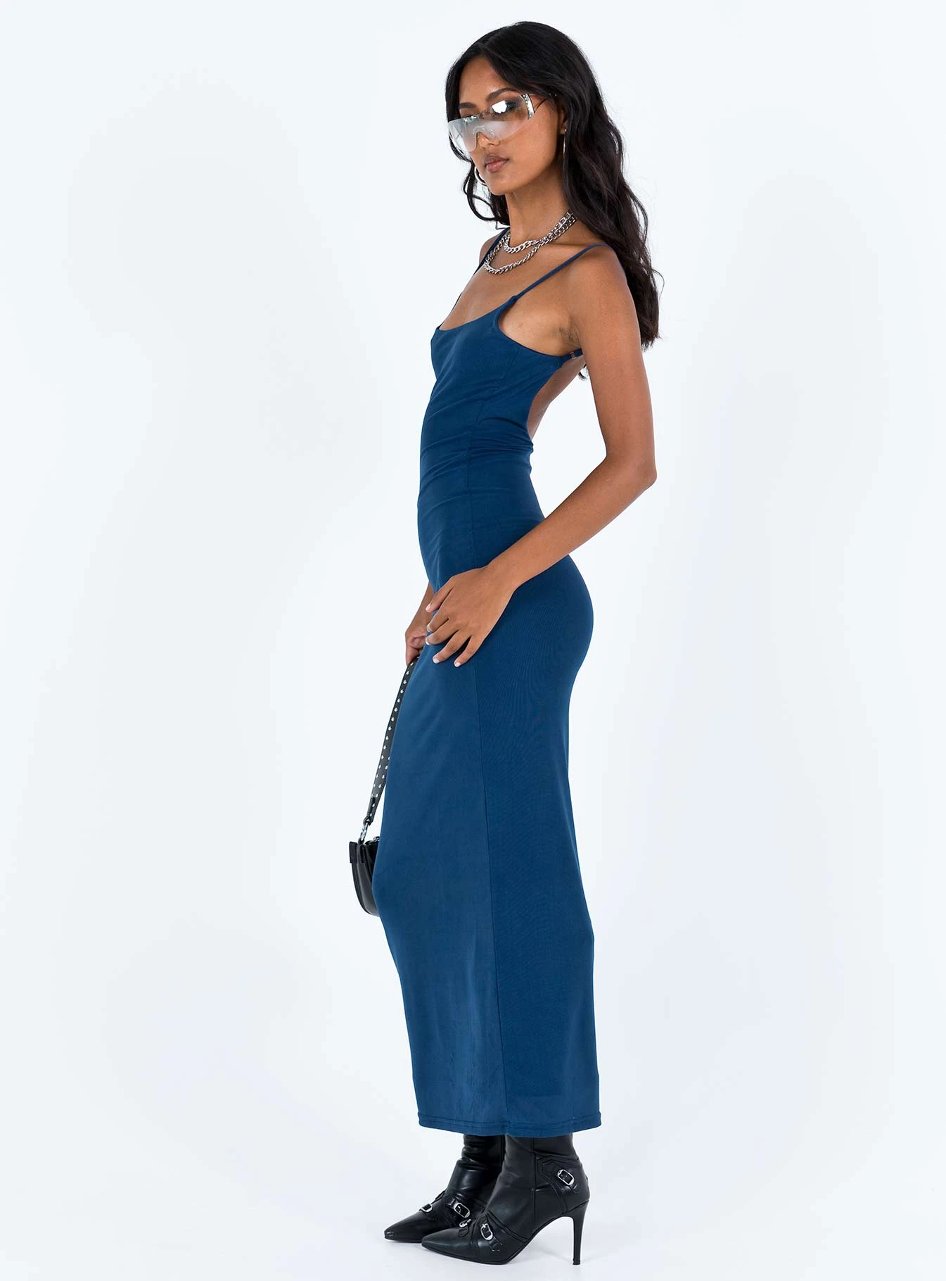 Knox Maxi Dress Navy 4 Knox Maxi Dress Navy - Image 4