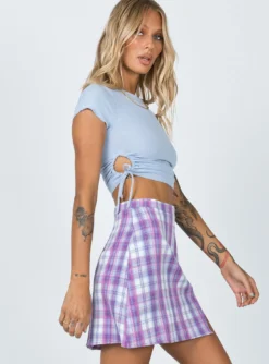 Princess Polly Narissa Mini Skirt Blue -Femme Flair 3 0f030f5c 1ec6 4251 8045 11081f812ad3