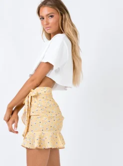 Princess Polly Zecca Mini Skirt Yellow -Femme Flair 3 139 278