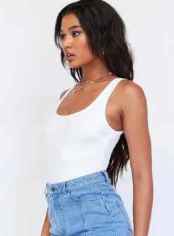 Princess Polly Landen Bodysuit White -Femme Flair 3 17777a46 98ec 4791 83db 1ff80c908dde