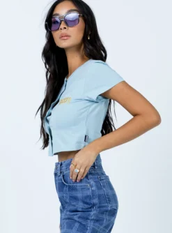 The Ragged Priest Breathe Tee Blue 6 The Ragged Priest Breathe Tee Blue -Femme Flair 3 607502b7 7897 401d 9e35 9982e8211e84