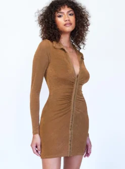 Princess Polly Conrad Mini Dress Brown -Femme Flair 3 72db1eff 3732 47c2 81b0 dab42212c2b3