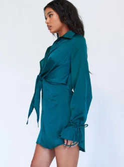 Princess Polly Liberty Mini Dress Teal -Femme Flair 3 7544fbcb e552 4ced b3a3 eff6d203a7ba